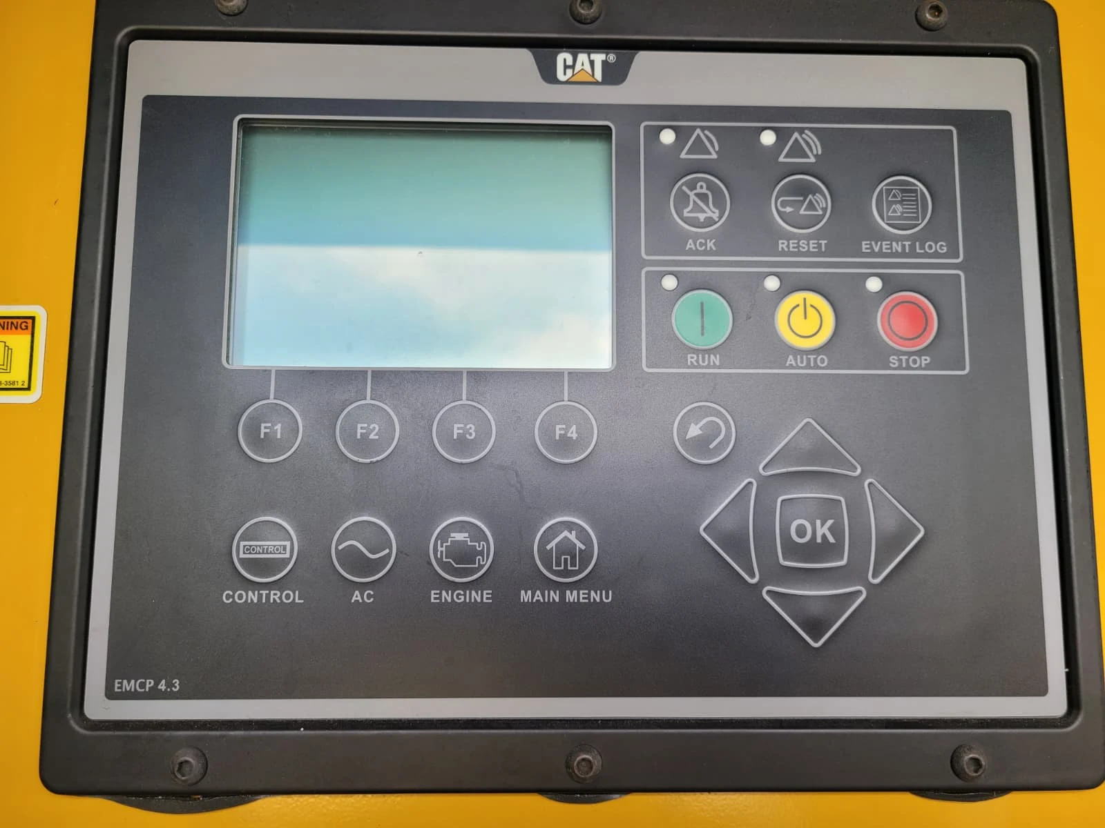 CAT EMCP 4.3 generator control panel