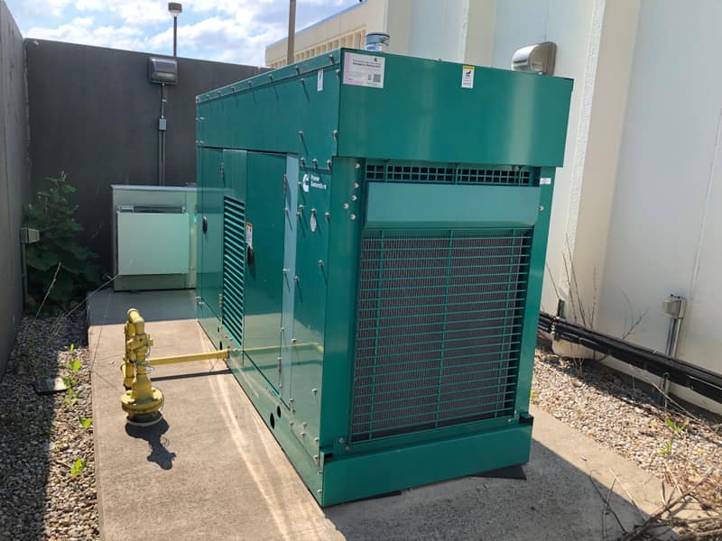 Cummins generator installed at Bowling Green State University